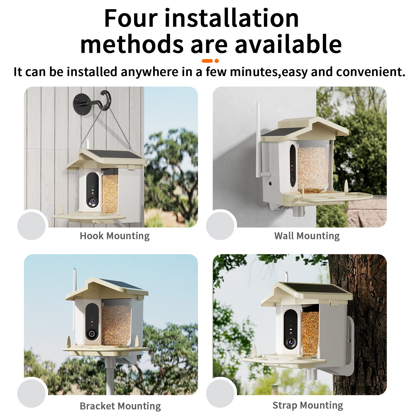 Smart bird feeder