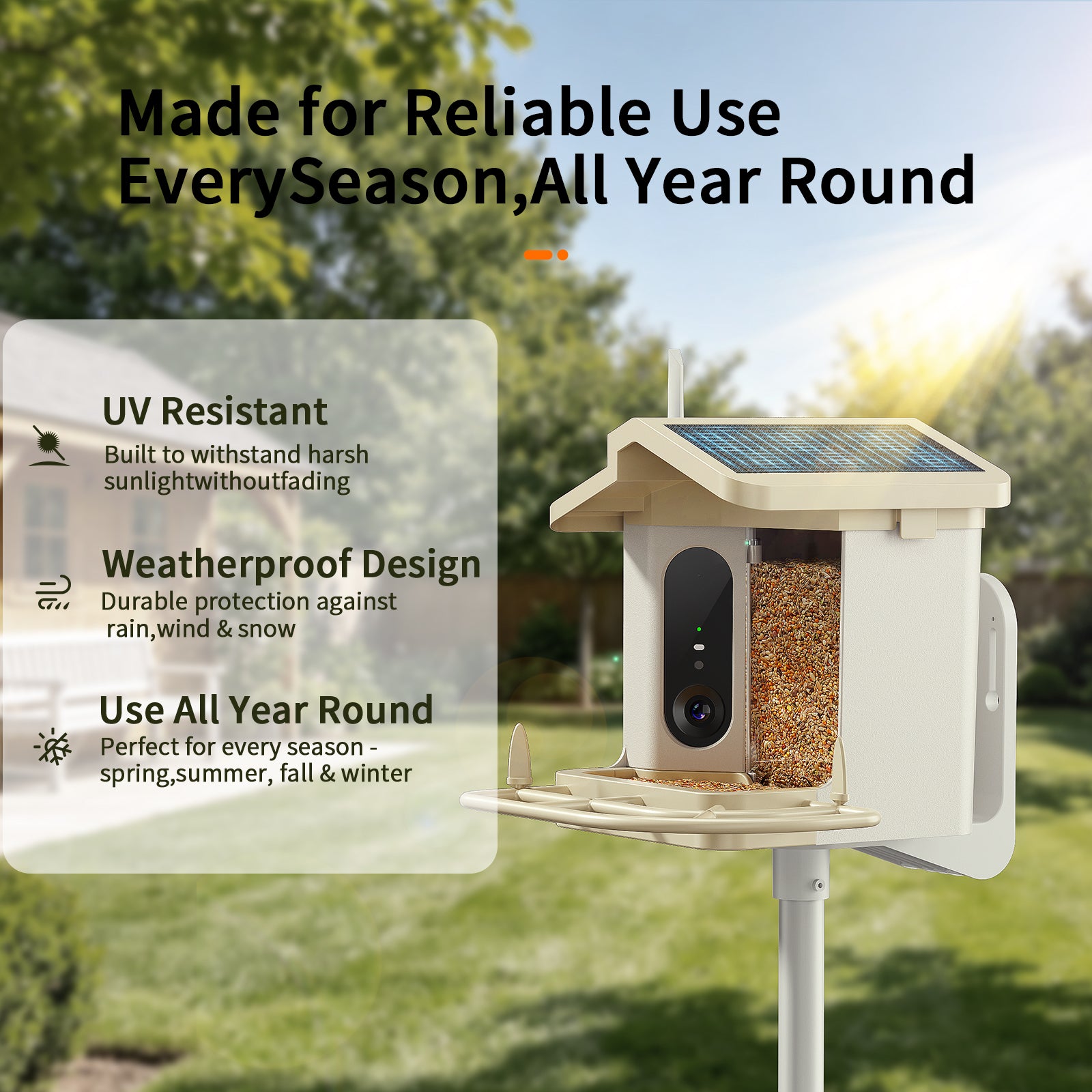 Smart bird feeder